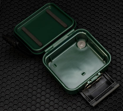 The Official AudioMoth IPX7 Waterproof Case (Green)